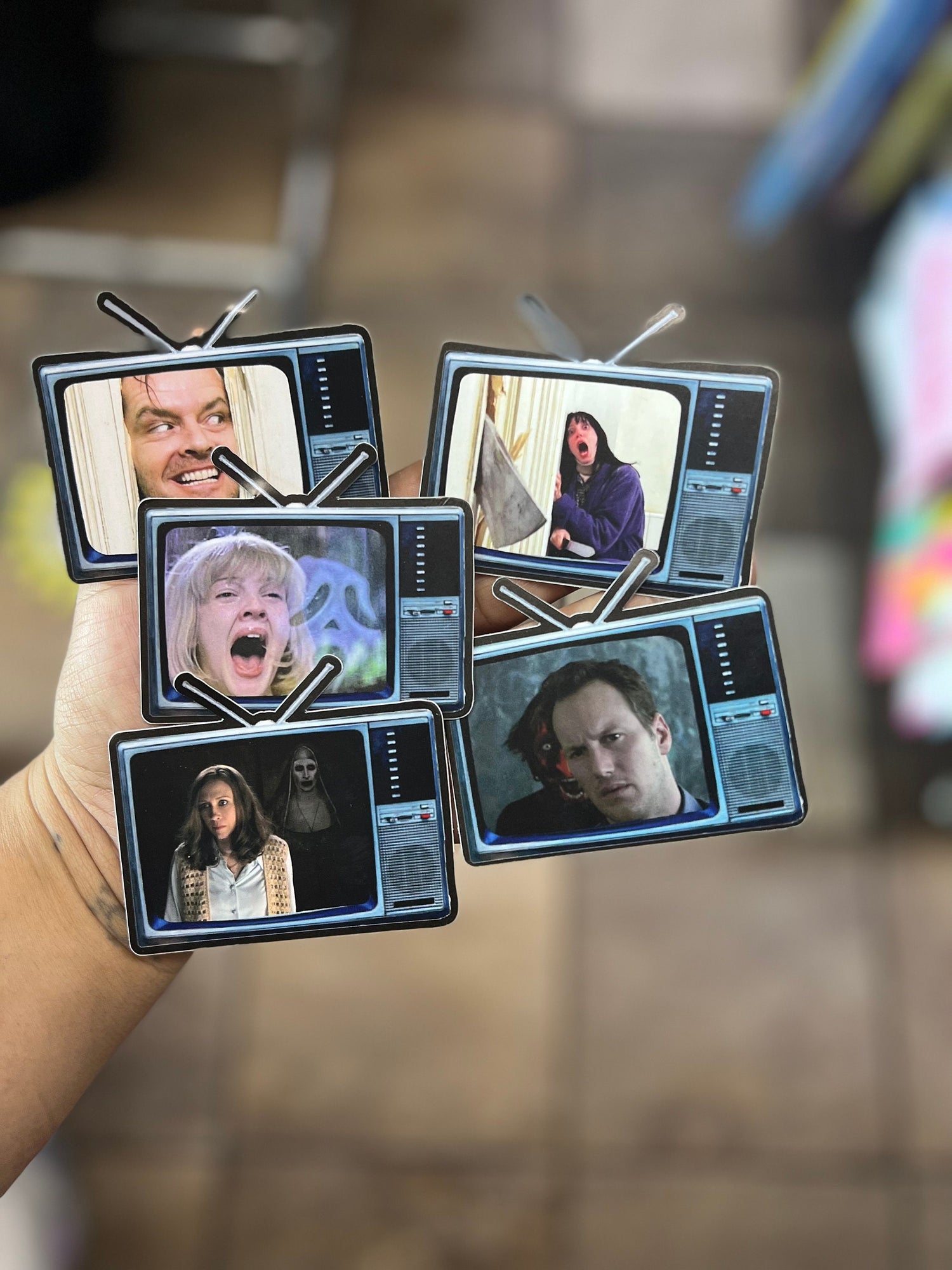 Horror TV Stickers | Scream | The Shinning | The Conjuring | Insidious | Stickers