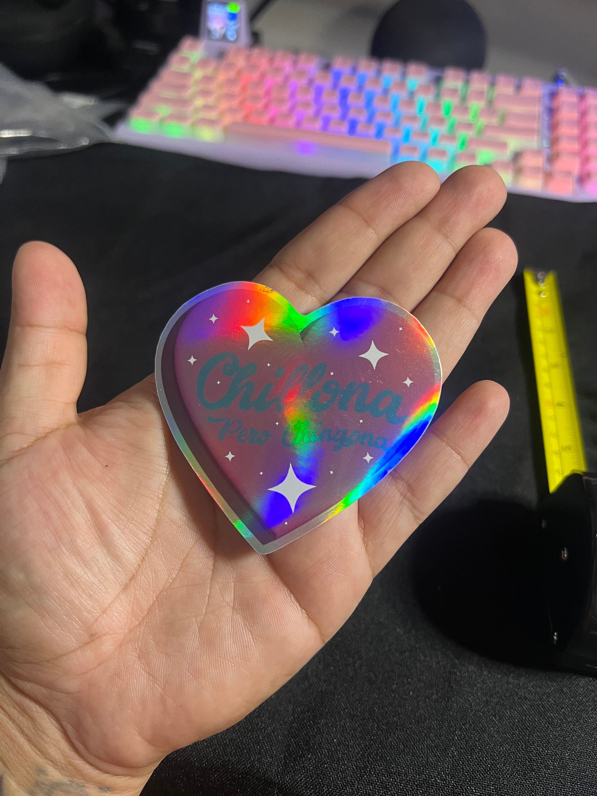 Chillona Pero Chingona Holo Sticker | Crybaby but Baddie Sticker