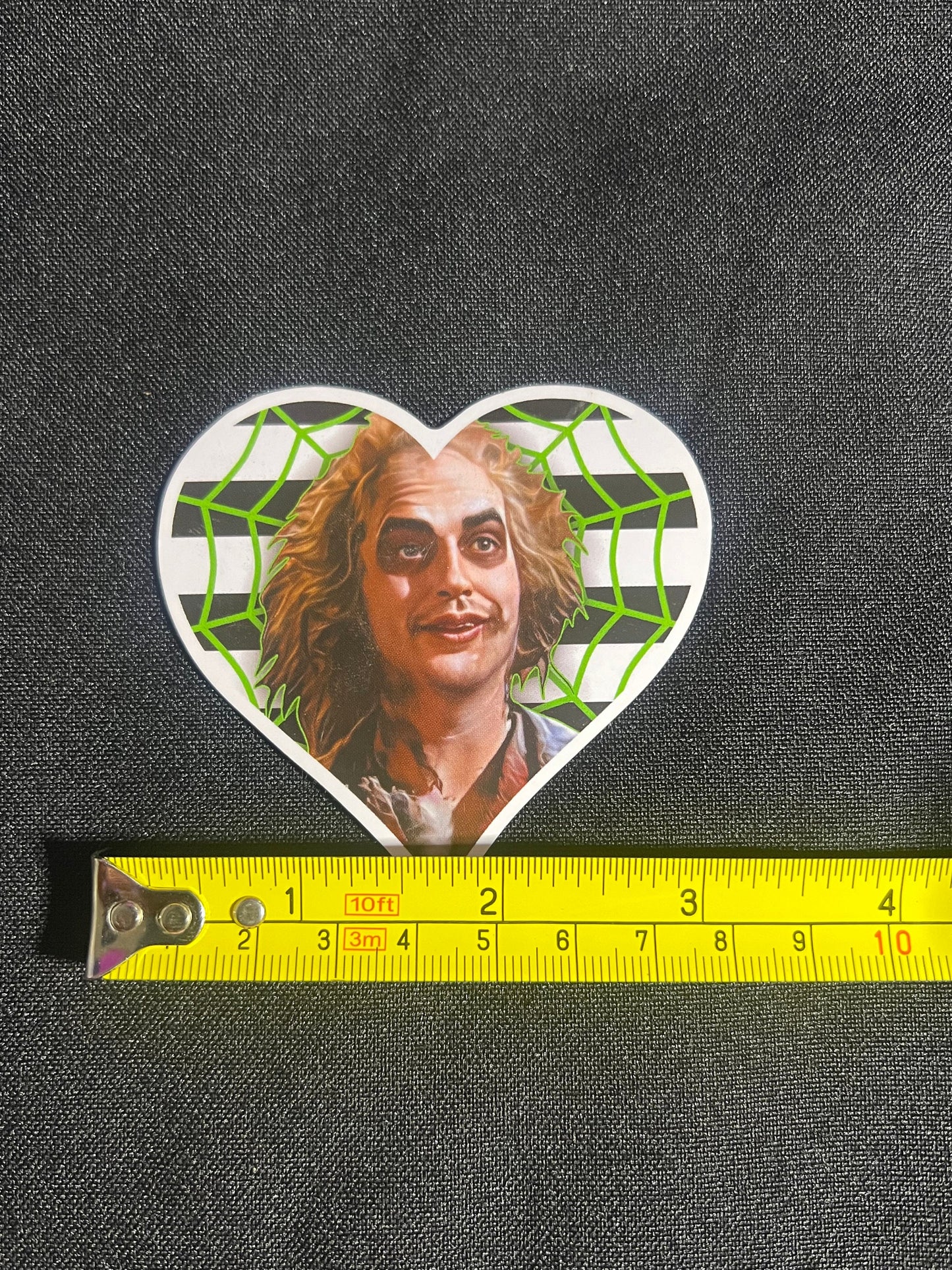 Beetlejuice Heart Stickers