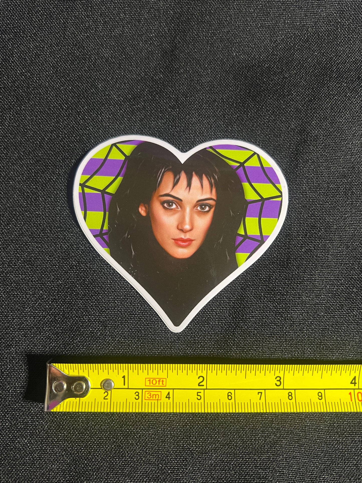 Beetlejuice Heart Stickers