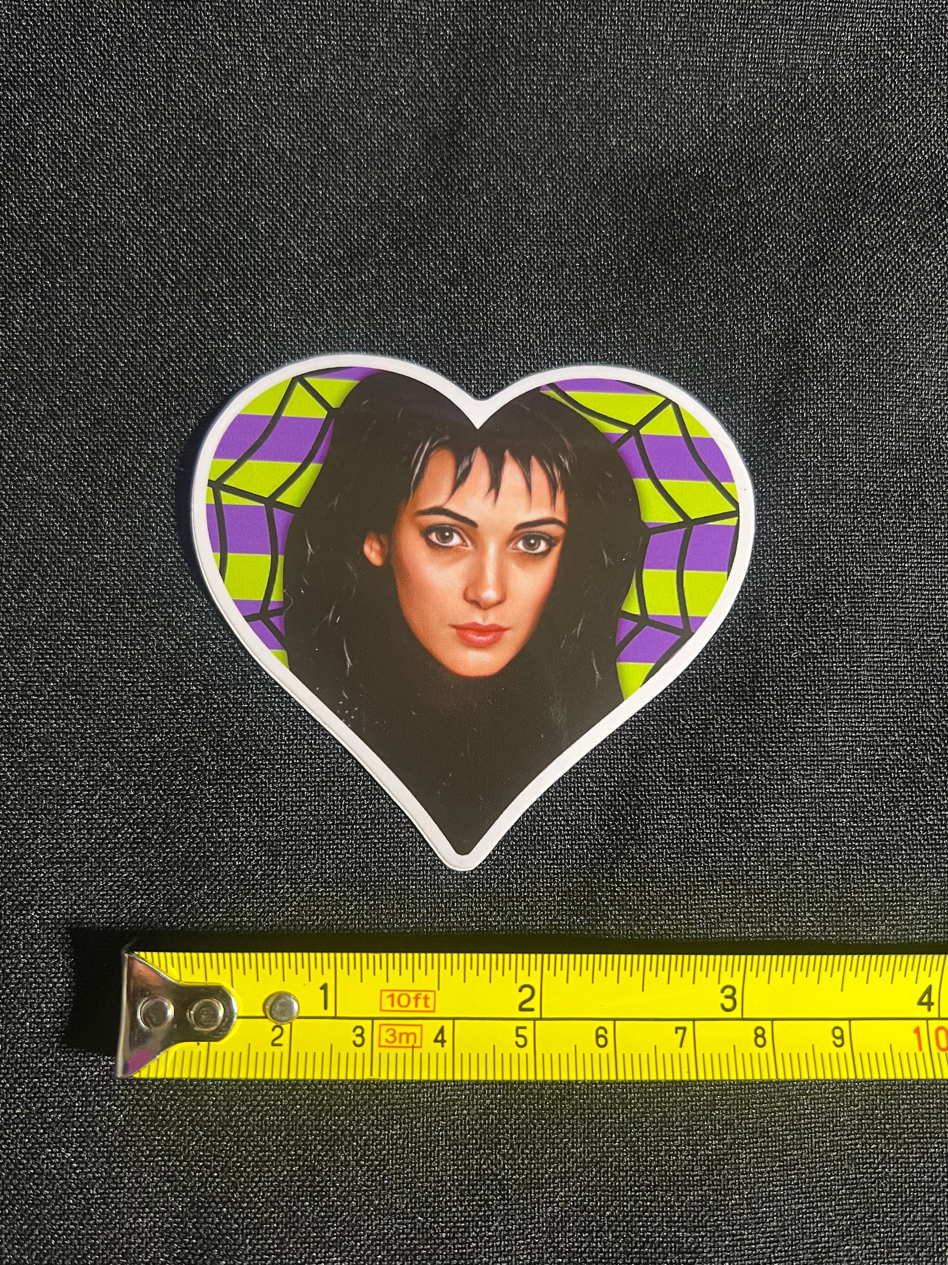 Beetlejuice Heart Stickers