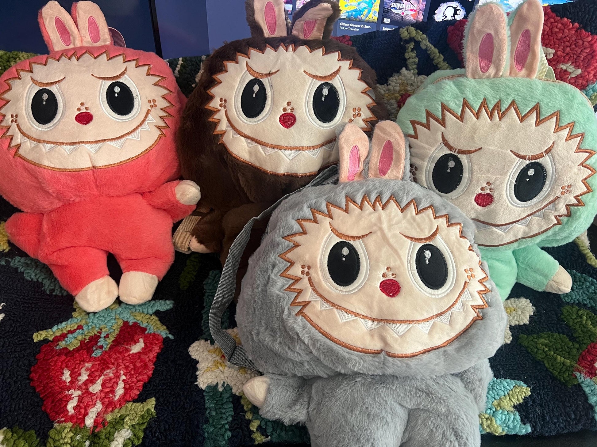 Labubu Plushie Backpacks